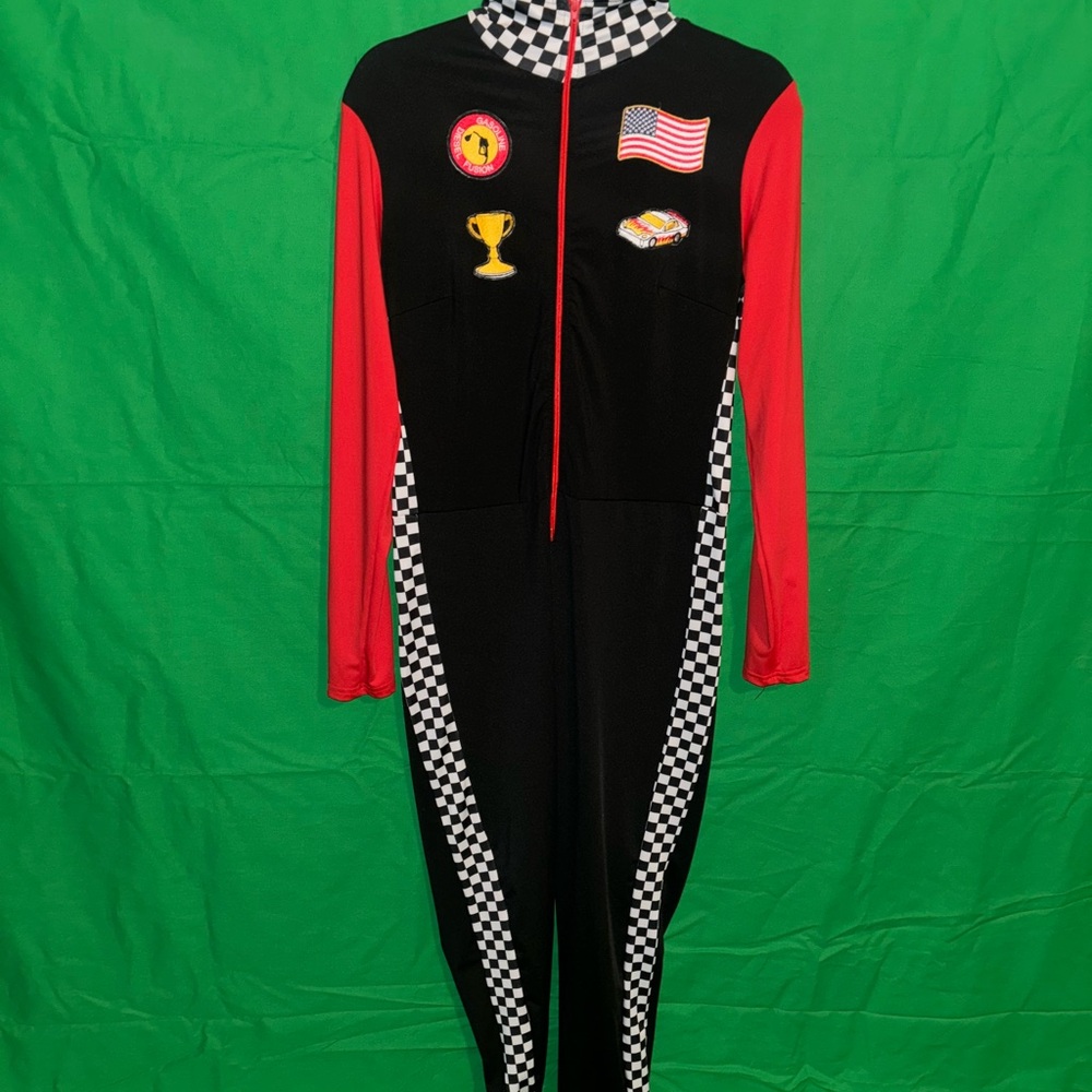 Women’s Racing One Piece - Black and Red - Picture 2 of 2
